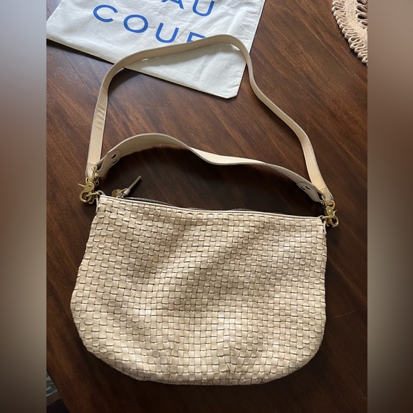 Clare V Bags Clare V Moyen Messenger Cream Woven Poshmark